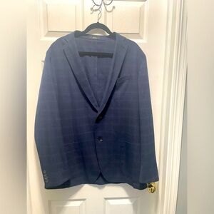 Nordstrom Blue Lightweight Sport Coat Trim Fit